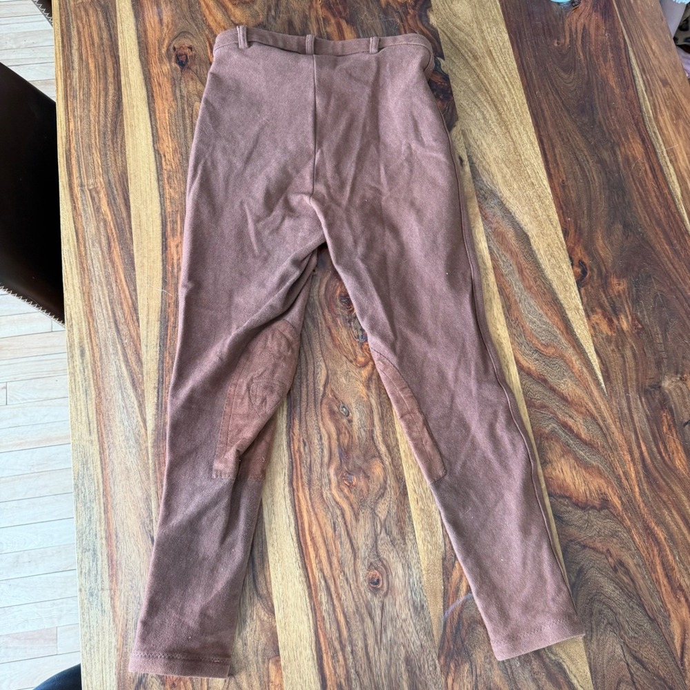 Private Edition Silver Women Equestrian Riding Breeches Brown Size 30 L 28 Waist - Picture 9 of 11